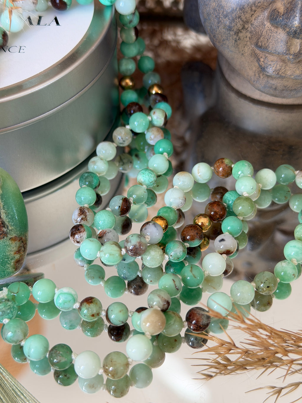 Mala précieux en Chrysoprase - Nouveau départ