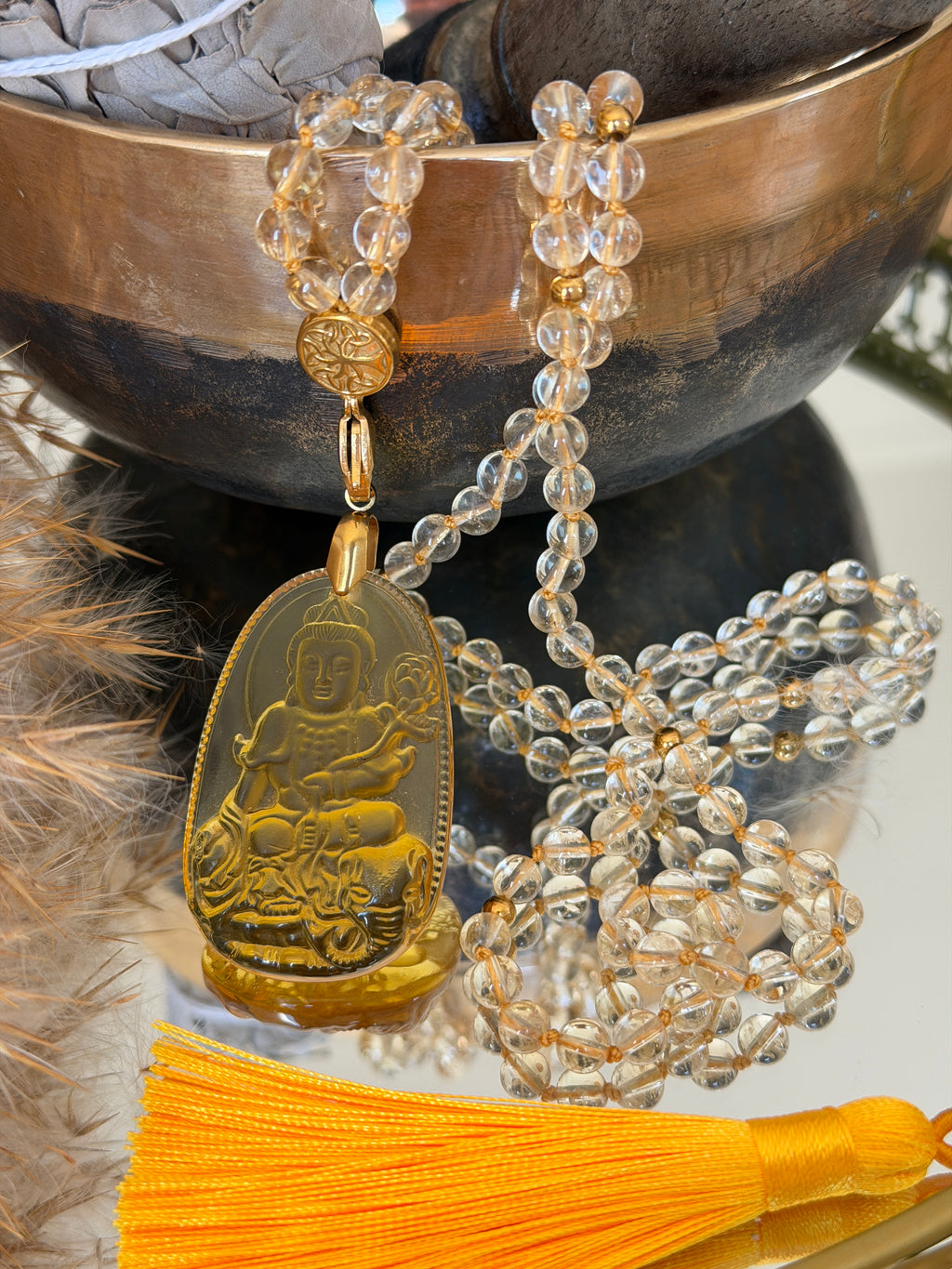 Mala en Citrine - Abondance et Confiance