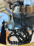 Mala en Obsidienne dorée (grade 7A) - Protection et Force vitale