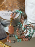 Mala n°124 - Libre d'être - Pierre de lune, Amazonite et Labradorite