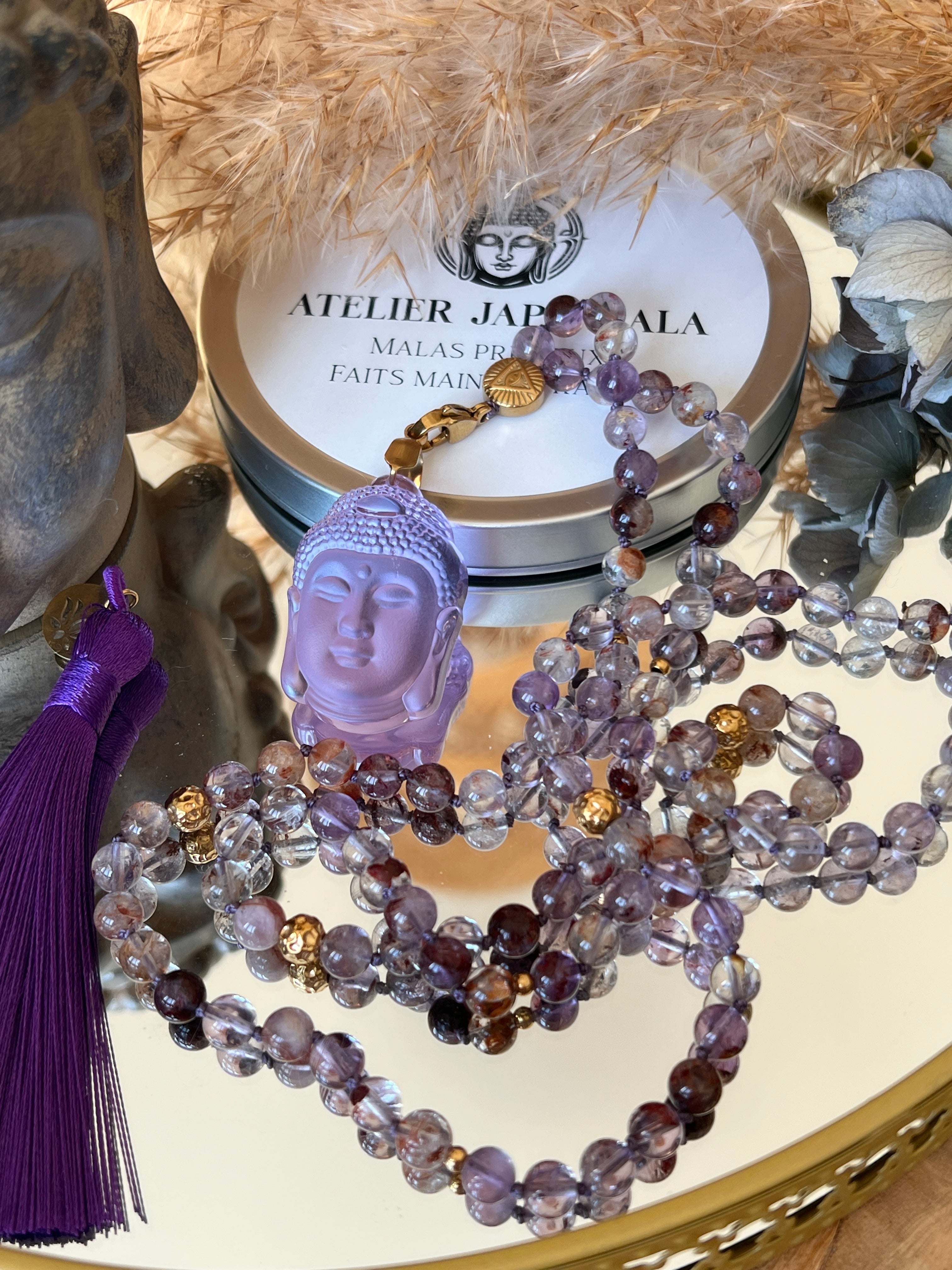 Mala précieux en Super Seven - Eveil spirituel