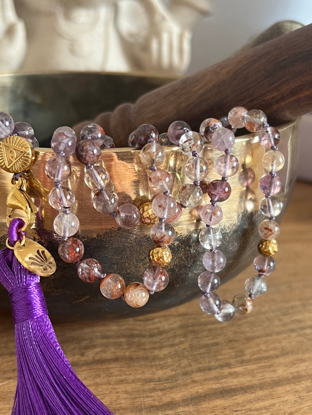 Mala précieux en Super Seven - Eveil spirituel