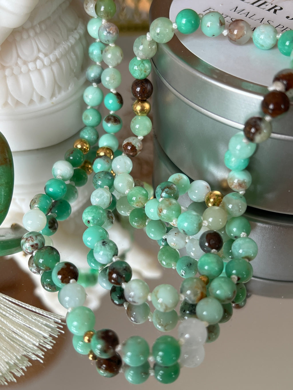 Mala précieux en Chrysoprase - Nouveau départ