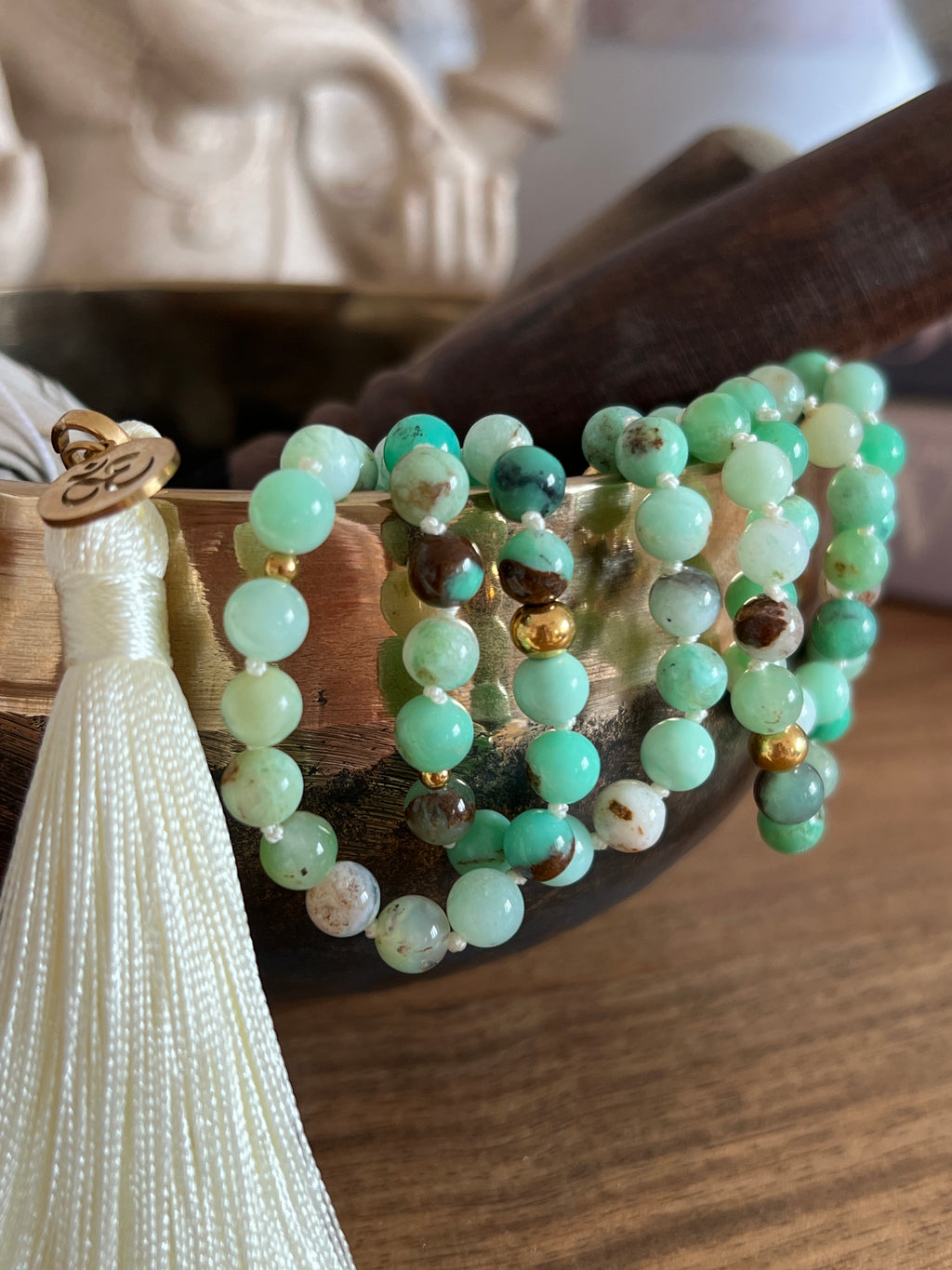 Mala précieux en Chrysoprase - Nouveau départ