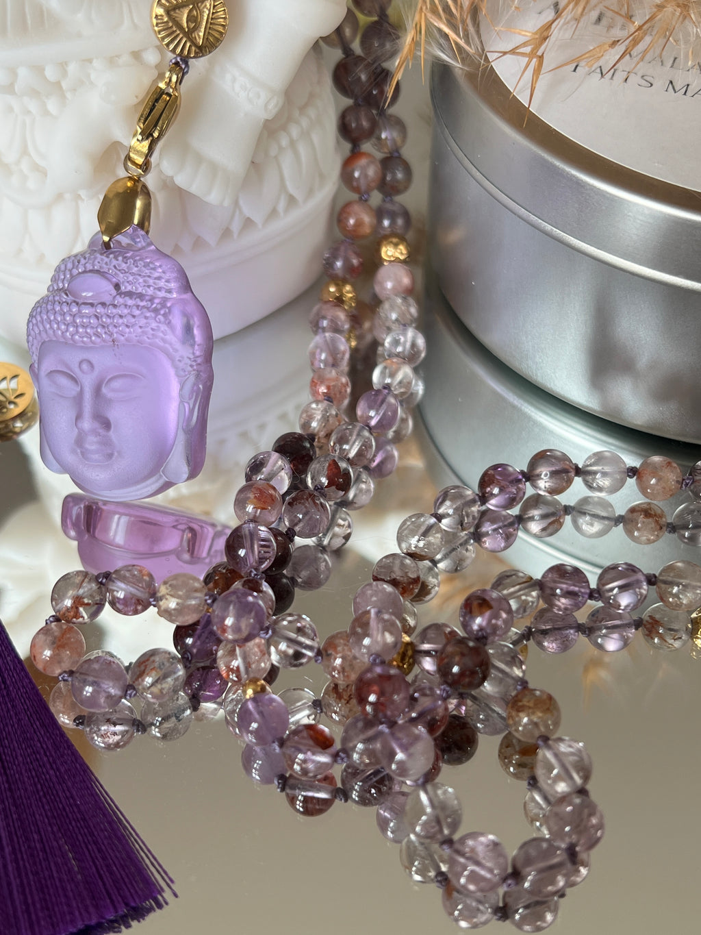 Mala précieux en Super Seven - Eveil spirituel