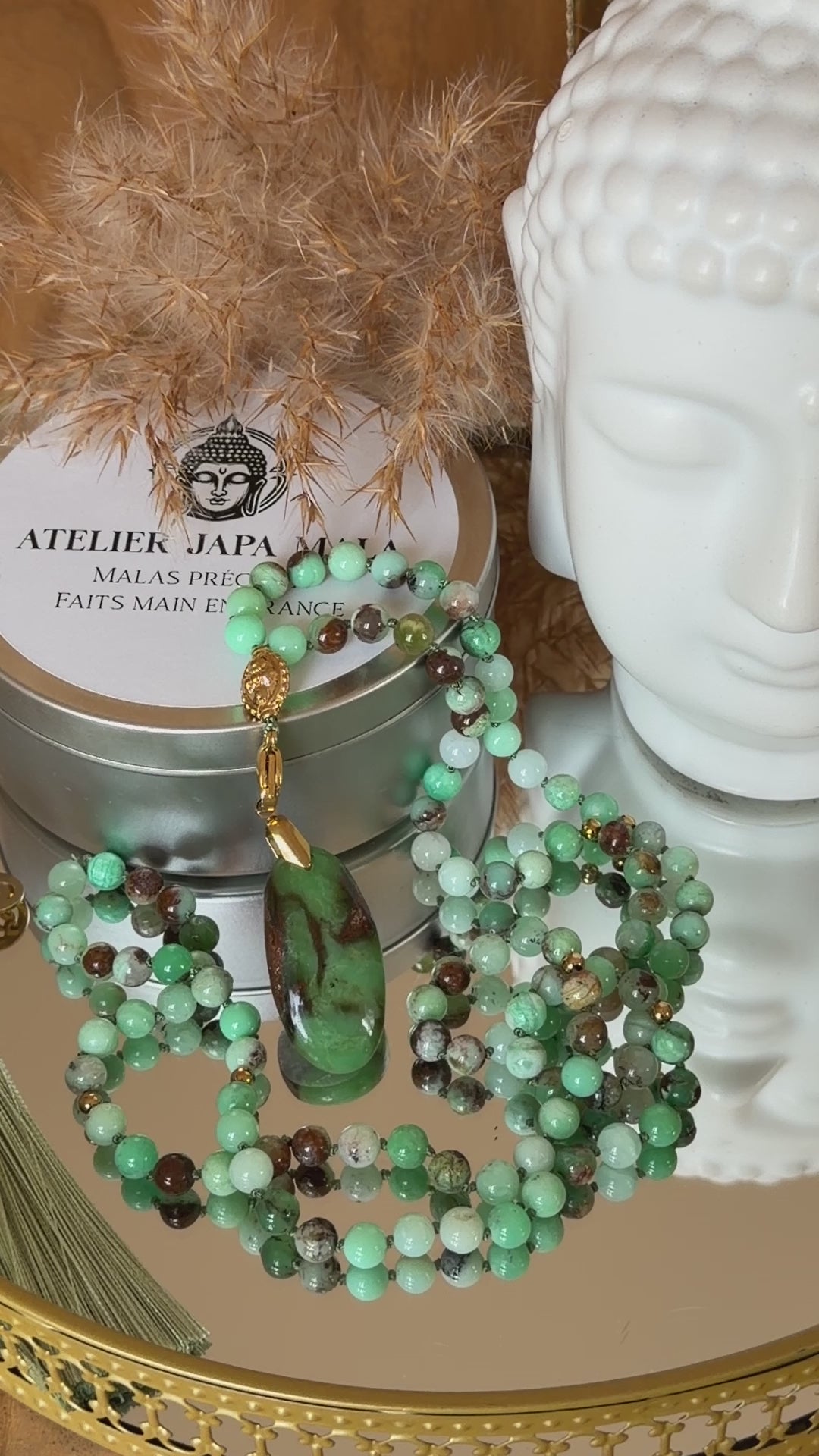 Mala précieux en Chrysoprase - Nouveau départ