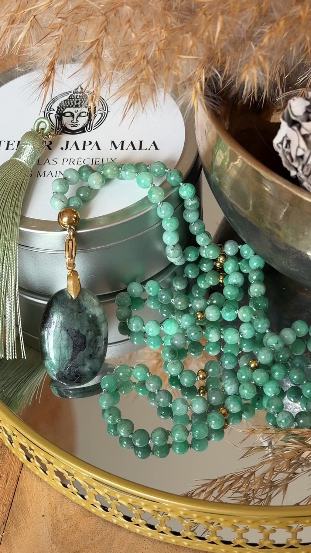 Mala précieux en Emeraude - Amour durable
