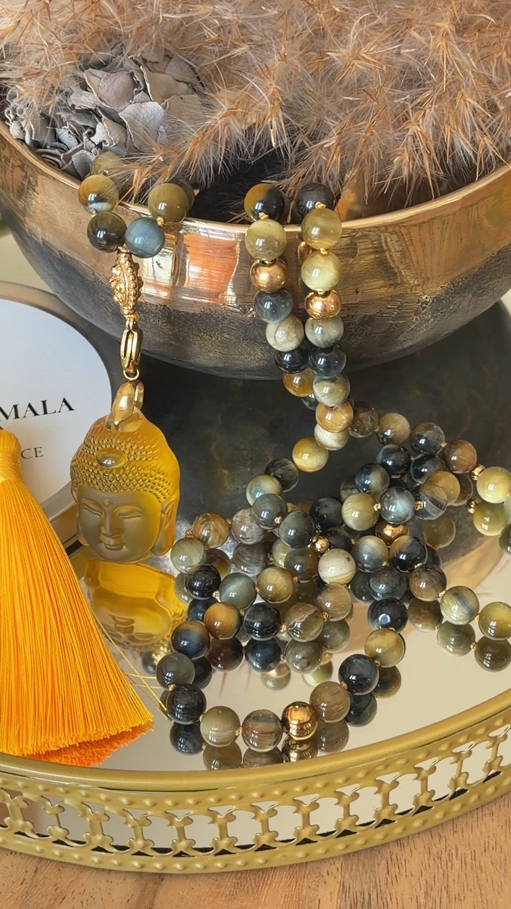 Mala XXL en Oeil de tigre gris - Protection et confiance