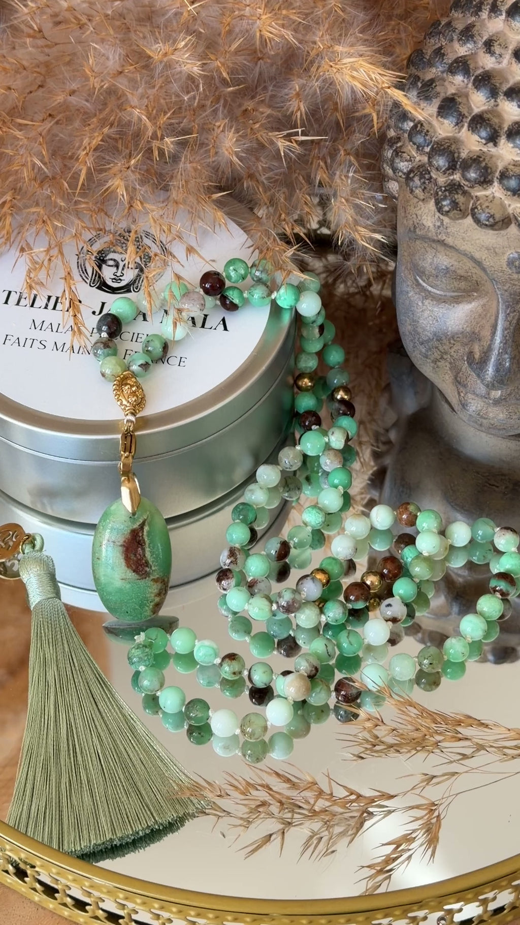 Mala précieux en Chrysoprase - Nouveau départ